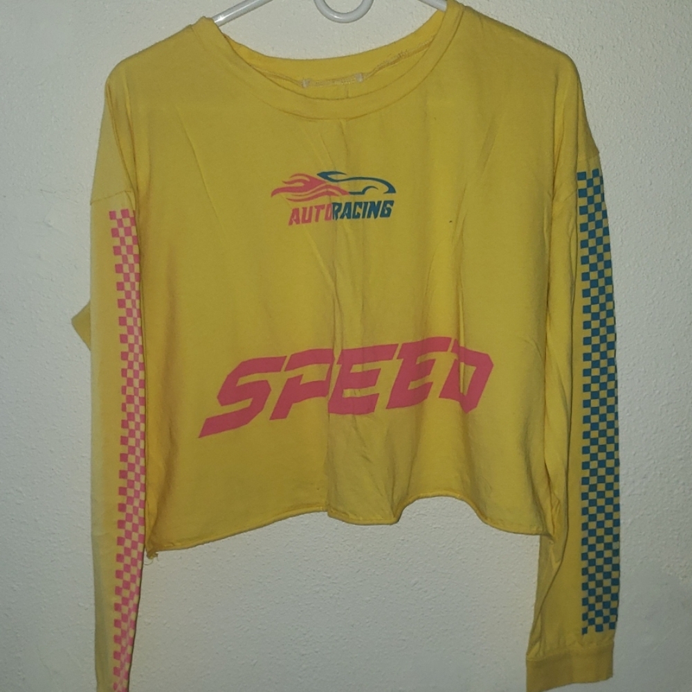 Long sleeve crop top